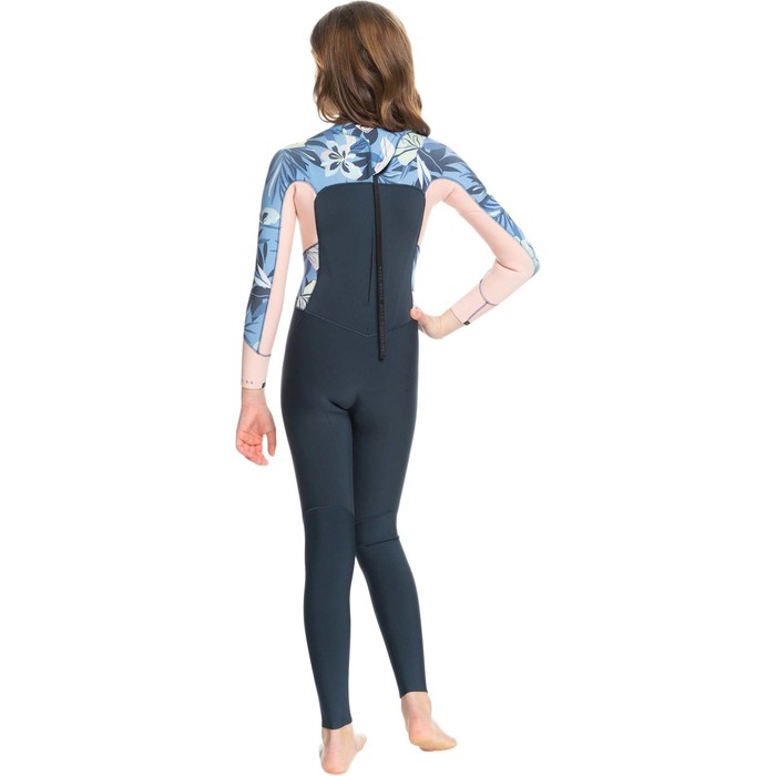 2024 Roxy Girls Swell Series 4/3mm Back Zip Wetsuit ERGW103057 - Allure